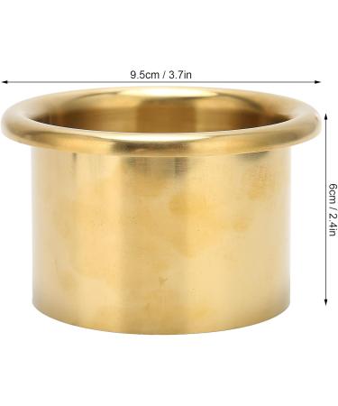 Premium Stainless Steel Hair Dryer Holder Insert Firm & Stylish Bathroom Stand for Home Hotel & Salon Gold Finish - Buy Online on GoSupps.com