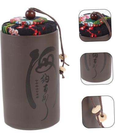 Mikinona 1pc Office Tea Containers with Lids Retro Tea Canister Tea Storage Sealed Jar Food Vintage - Buy Online on GoSupps.com