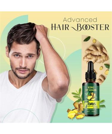 Booster de cheveux avanc repousse des cheveux 7 jours au gingembre s rum de croissance des cheveux germinatif perte d'huile de coiffure essence de soin des cheveux pour hommes et femmes 30ML - Buy Online on GoSupps.com