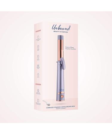 Conair Unbound Cordless Titanium 1-inch Curling Iron - Rechargeable, Standard Size for Curls and Waves - Buy Online on GoSupps.com