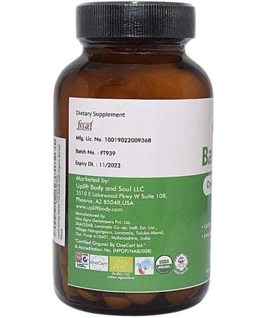 Uplift Organic Barley Grass Tablets - 120 Count | 100% Pure & Natural - Rich in Vitamins, Fibers, Antioxidants, Protein, and Minerals | Supports Immune System and Digestion - Buy Online on GoSupps.com