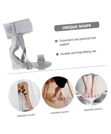 Foot Immobilizer Varus Orthotics Brace | AFO Splint Support for Men & Kids - Drop Foot Correction Tool | PVC Ankle Support - Size 28x27x8cm - Buy Online on GoSupps.com
