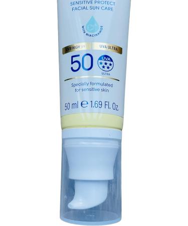 Soltan Hydrating Facial Suncream SPF 50 50ml - with Niacinamide - Sensitive - Buy Online on GoSupps.com