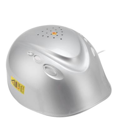 ZJchao hair growth therapy helmet laser therapy hair growth helmet device led hair growth helmet with 160 pieces laser head hair growth helmet hair loss treatment device therapy cap silver 100-240v