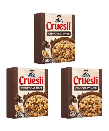 Quaker Cruesli Chocolat 450 g (Lot de 3)