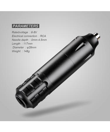 Solong Rotary Tattoo Pen Machine SL-M1-P1-1 Black - Professional RCA Tattoo Artist Equipment - Buy Online on GoSupps.com