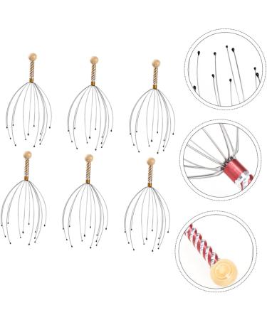 Beavorty Shampoo Scrubber & Scalp Massager - 6-Piece Handheld Brush Set for Deep Cleansing & Relaxation | International Shipping Available - Buy Online on GoSupps.com