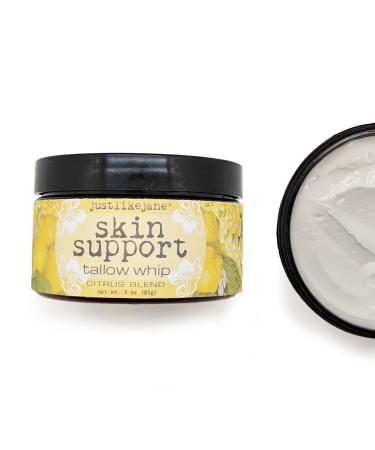 Just Like Jane Skin Support Tallow Whip with Arrowroot - 3 oz. Scent: Citrus Blend