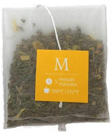 MERIDIANI Organic Cocoa and Ginger Tea with 15 Organic Fabric Filters - Fourtuna of the Maya - Spiced Cocoa Bean Tea - Meridiani Tea & Infusion - Buy Online on GoSupps.com