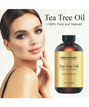 High Terpinen Australian Tea Tree Oil - Combat Acne, Toenail Problems, Dandruff - 1 fl oz - Buy Online on GoSupps.com