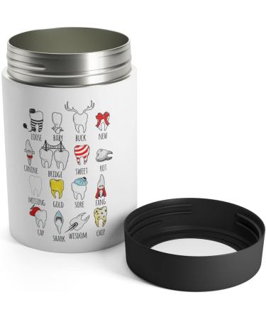 Funny Dentistry Can Holder - 12oz Orthodontist Gift | Humorous Dental Office Accessory - Buy Online on GoSupps.com
