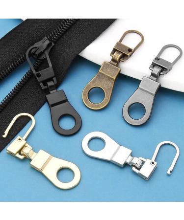 Bekecidi 15-Piece Zipper Replacement Set | Removable Metal Zippers for Coats Jackets Backpacks & Handbags - Buy Online on GoSupps.com