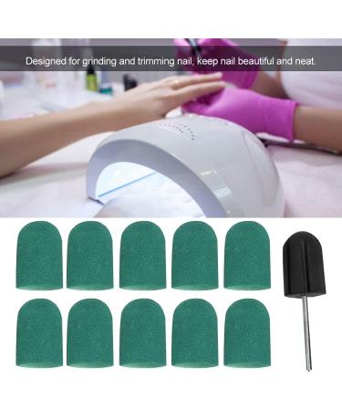 ANKROYU Nail Polish Grinding Head Sanding Rings Cap Nail Polish Sanding Belt Nail Polish Grinding Head Sanding Rings Cap Nail Drill Polishing Sanding Belt Set Nail Salon(Green) - Buy Online on GoSupps.com
