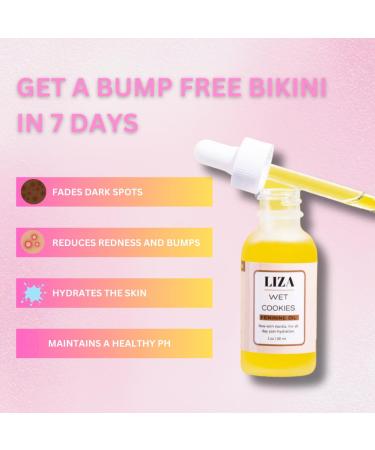 Liza Cosmetics Vanilla Wet Cookie Yoni Oil For Ingrown Hairs Dark Spots & Soft Skin Sweet Scented Intimate Oil 1oz - Buy Online on GoSupps.com