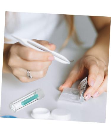 JECOMPRIS 50 Pcs Tweezers for Color Contact Lenses | Silicone Lens Removal Pliers | Eye Makeup Accessories - Buy Online on GoSupps.com