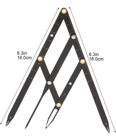 Balacoo 5 Pcs Second Generation Brow Shaping Kit Make up Kit Eyebrow Metal Stainless Steel 25x5x0.6cmx5pcs Blackx5pcs - Buy Online on GoSupps.com