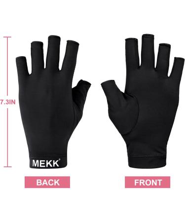 MEKK UV Gloves for Nails - Extra Length UPF50+ UV Protection Gloves for Gel Manicures - Buy Online on GoSupps.com