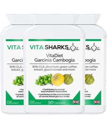 VitaDiet Garcinia Cambogia Green Coffee Extract: Thermogenic Fat Burner for Weight Management & Appetite Control - Buy Online on GoSupps.com