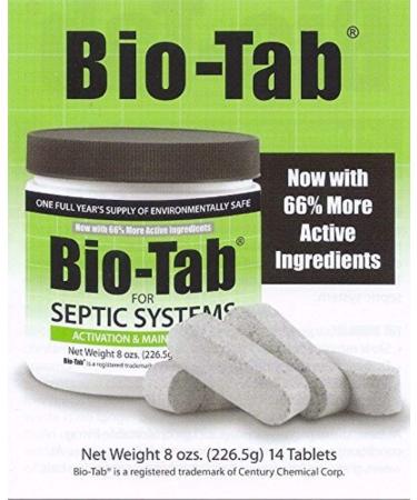 BioTab for Septic system (14 Tablets) 8 ozs (226.5g) - Buy Online on GoSupps.com