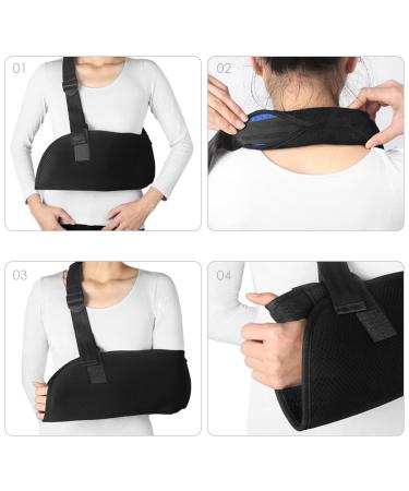 1 x Adjustable Mesh Arm Sling with Foam Padding Arm Support Shoulder Support Aid Suitable for - Buy Online on GoSupps.com