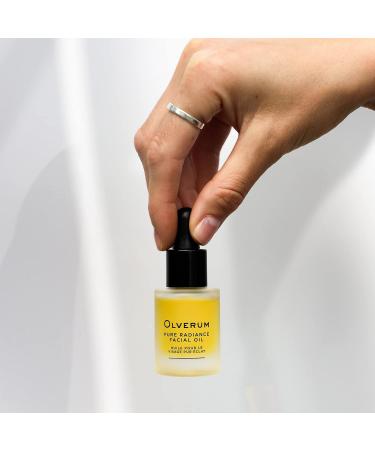 OLVERUM Natural Pure Radiance Facial Oil - Vegan Clean Skincare for Glowing Skin (0.5 fl oz | 15 mL - Buy Online on GoSupps.com