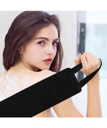 Beaupretty Shower Back Scrubber - Exfoliating Long Handle Body Scrubber Brush for Men & Women - Black - International Shipping Available - Buy Online on GoSupps.com