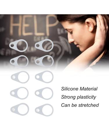 Hearing Aid Clip Silicone Loop 10pcs - BTE Hearing Aid Lanyard Replacement Accessories for Elderly - Buy Online on GoSupps.com