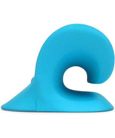 Neck and Shoulder Relaxer Cervical Traction Device for Pain Relief and Cervical Alignment Spinal Pillow Neck Stretch (Blue) (Blue) - Buy Online on GoSupps.com