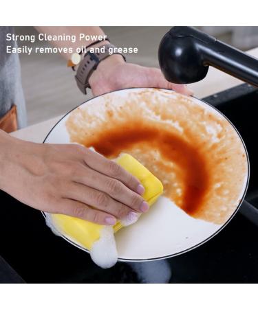 4 Pack Damp Clean Duster Sponge Magical Dust Cleaning Sponge Reusable Dusters for Cleaning Blinds Glass Baseboards Vents Railings Mirrors Window Track Grooves - Buy Online on GoSupps.com