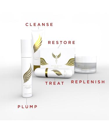 Bella Grace Vegan Collagen Lip Plumper Serum Vitamin E Peptides Hydrating Lip Care Fuller Plumper Looking Lips Supports Wrinkles Fine Lines Elasticity Paraben Sulfate & Cruelty Free 0.1 fl oz - Buy Online on GoSupps.com