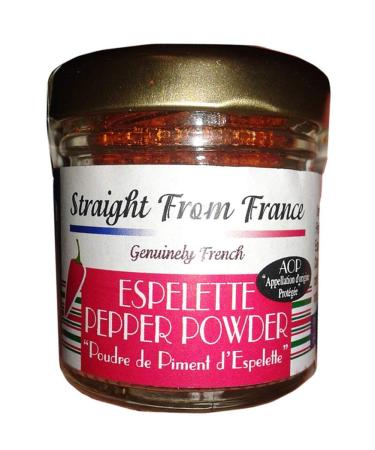 Straight From France - Espelette Pepper powder from France (0.53oz) 0.53 Ounce (Pack of 1)