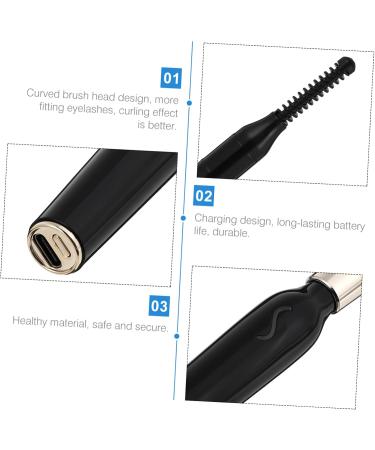 POPETPOP 1 Set Eyelash Tester Eyelash Heated Curler Heated Eye Lash Curler Eyelash Curlers Heated Heat Eyelash Curler Electric Eyelash Curler Heated Lash Curler Abs Eyelash Brush Chargeable 15.3X2.3cm - Buy Online on GoSupps.com