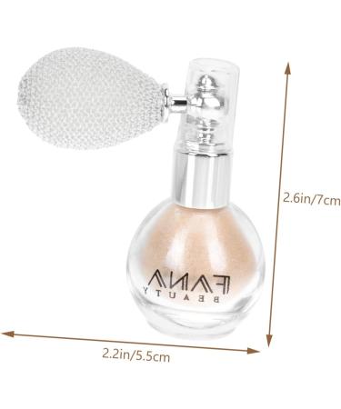 Beavorty 3 Pcs Spray Glitter Makeup Highlighters for Face Highlighter Powder Sprayer Highlight Powder Bottle Make up Plastic Accessories Ivoryx3pcs 7x5.5cmx3pcs - Buy Online on GoSupps.com