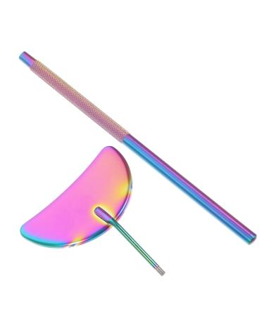 TOPPERFUN 1pc Eyelash Grafting Mirror Eyelash Mirror Inspection Tool Folding Stainless Steel Miss False Eyelash Mirror Lash Extension Mirror Paramedic Accessories Fake Eyelashes Make up