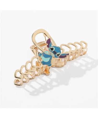 Anime Stitch Hair Clips Ohana Means Family Claw Hair Clips for Women Anime Cute Metal Hair Accessories Daily Jewelry (5)