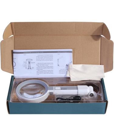 5X11X Glass EyeLoupe Magnifier Handheld Desk Illuminated Lens for GemsJewelry Coins Inspection 5XMagnification - Buy Online on GoSupps.com