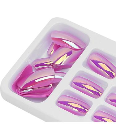 Fake Nails Coffin Nails ABS Lifelike Appearance Widely Use Easy Trim for Masked Ball for Halloween for Party for DIY for Wedding for Nail Salon(LG07) - Buy Online on GoSupps.com