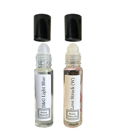 Perfumed Body Oil Samples - Mini Perfumes Women Rollerball Fragrance Oil Small Perfume for Woman Travel Size Cologne 2 pc (Sensual Duo)