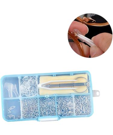 Healeeved 3-Piece Glasses Repair Set - Cushion Tweezers & Spring Hinge Tools for Sunglasses and Eyeglasses | 12x8cm - Buy Online on GoSupps.com