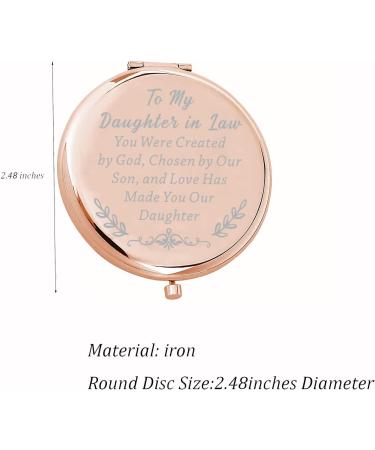 FEELMEM Daughter in Law Compact Mirror - Bridal Shower Gift from Mother in Law - Buy Online on GoSupps.com