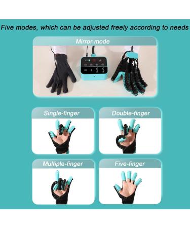 Stroke Hemiplegia Rehabilitation Robot Gloves Hand Splint Training Equipment for Relief Long-Term Hand Stiffness Finger Straightening Protector L-Left hand Right hand XL Right Hand XL - Buy Online on GoSupps.com