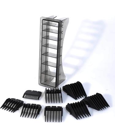 Wahl Plastic Comb Attachments Set of 8 for Multi Cut Clippers - Durable, Easy to Organize, Black - Buy Online on GoSupps.com