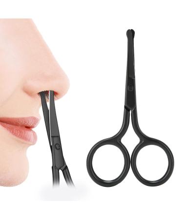 Nose and Ear Facial Scissors | Rounded Tip Grooming Scissors for Men - Moustache Beard & Eyebrow Trimmer - Buy Online on GoSupps.com