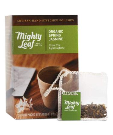 MIGHTY LEAF Organic Spring Jasmine Green Tea 15 Count, 15 CT