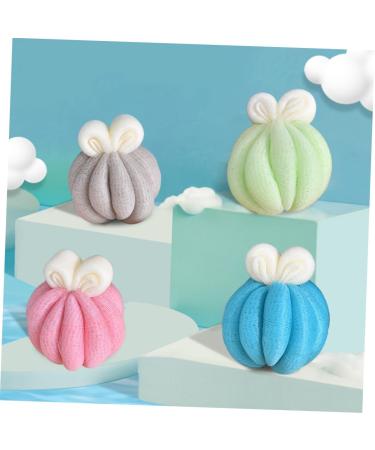 Beavorty 4 Pcs Bath Ball & Shower Brush Set | Bubble Making Bath Accessories & Tools for Ultimate Relaxation - Buy Online on GoSupps.com
