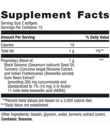 Metagenics Inflavonoid Rapid Supplement with Boswellia & Black Sesame Oil - 30 Softgels for Pain Relief - Buy Online on GoSupps.com