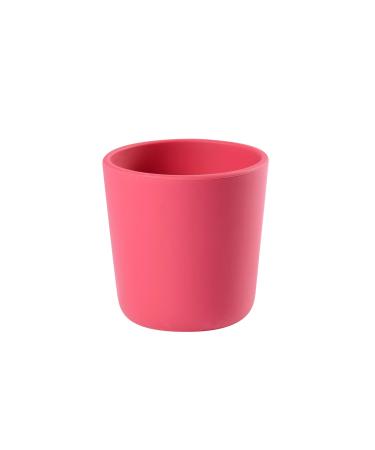 BEABA 100% Silicone Training Cup for Babies and Toddlers  Anti-Slip BPA Free  Pink