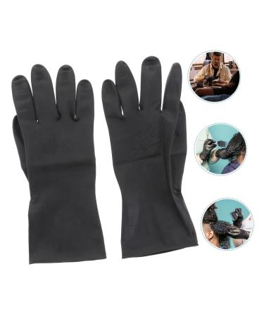 Beavorty 9 Pairs Hair Styling gloves Black Rubber Gloves Reusable Rubber coloring gloves hair salon gloves Hair Dye Gloves black barber little black man Hair Coloring Products - Buy Online on GoSupps.com