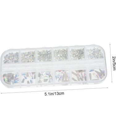 Housoutil 1 Box Nail Drill Manicure Charm Diy Nail Art Diamond Nail Art Stickers Glitter Rhinestone Nails Rhinestone for Nails Manicure Supplies Decor Nail Diamonds Assorted - Buy Online on GoSupps.com