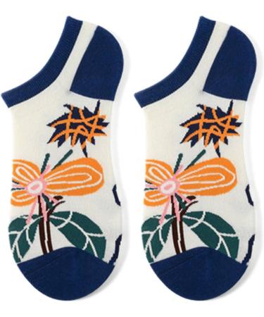 5 Pairs-Sports Invisible Socks-Beautiful Pure Cotton Breathable Short Personality Socks 5packs A Average size - Buy Online on GoSupps.com